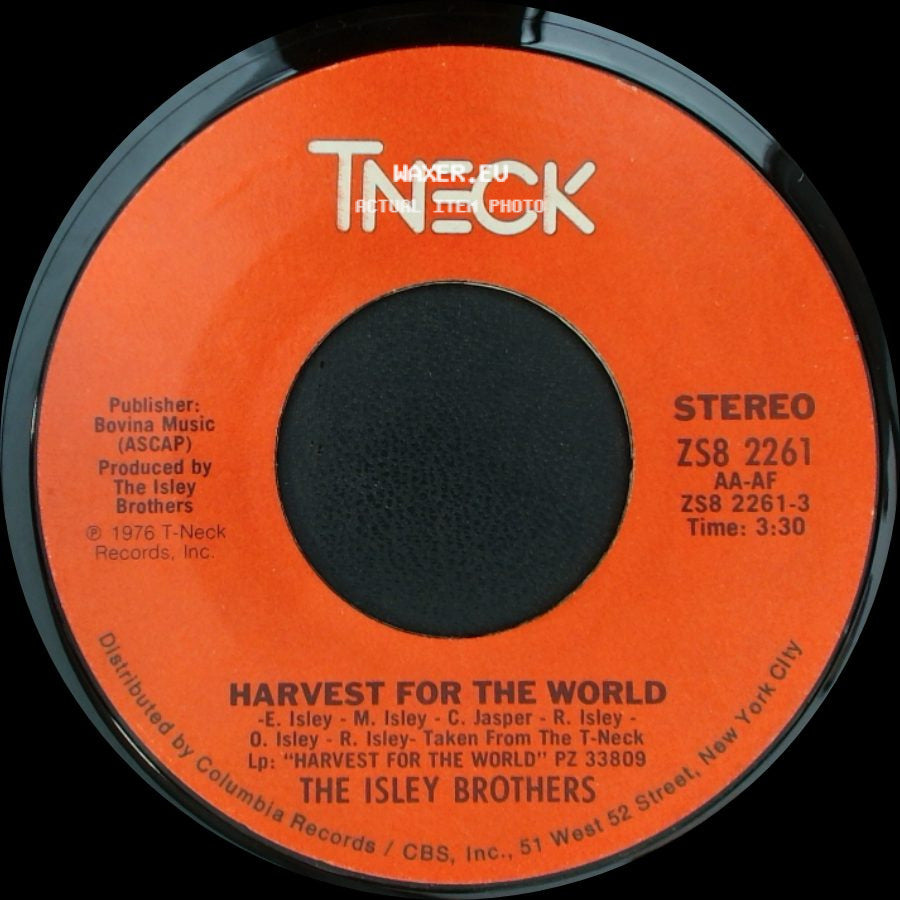 The Isley Brothers - Harvest For The World (Instrumental) / Harvest For The World side B
