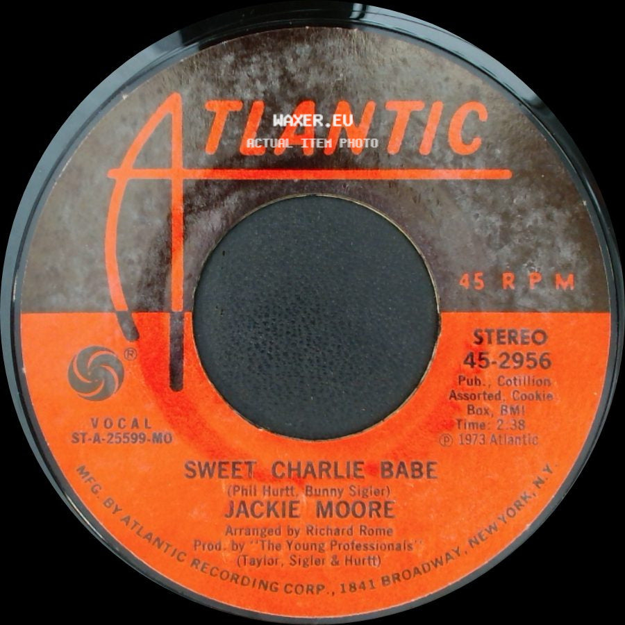 Jackie Moore - If / Sweet Charlie Babe side B