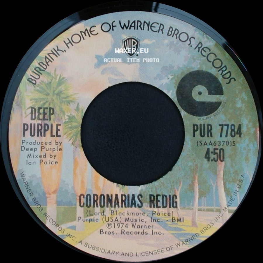 Deep Purple - Coronarias Redig / Might Just Take Your Life side A