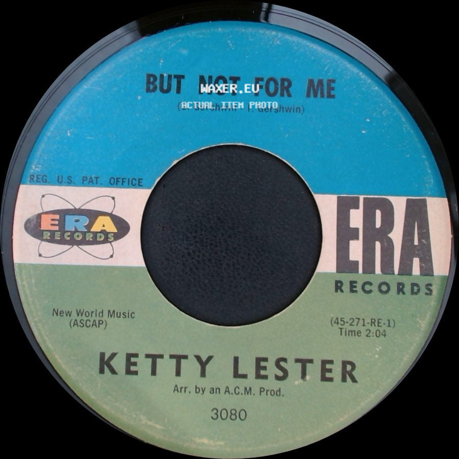 Ketty Lester - Once Upon A Time / But Not For Me side B