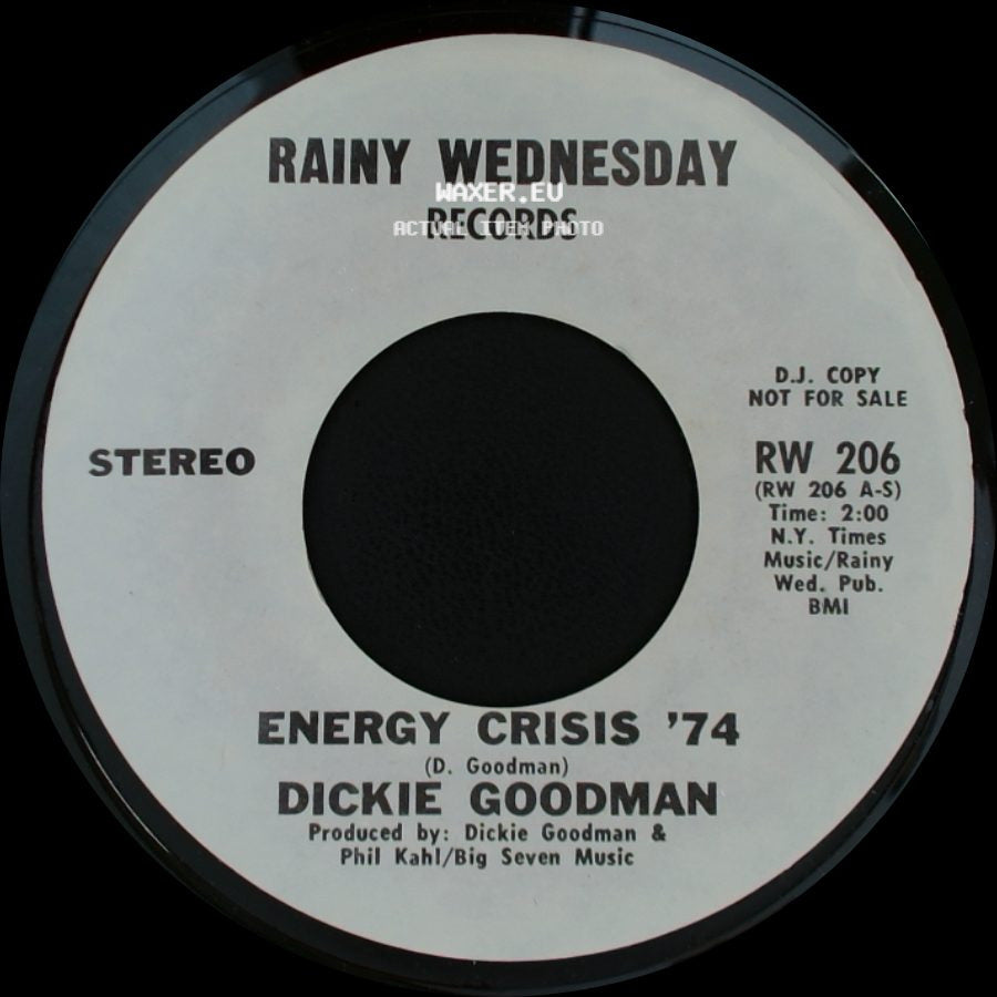 Dickie Goodman - Energy Crisis '74 / Energy Crisis '74 side A