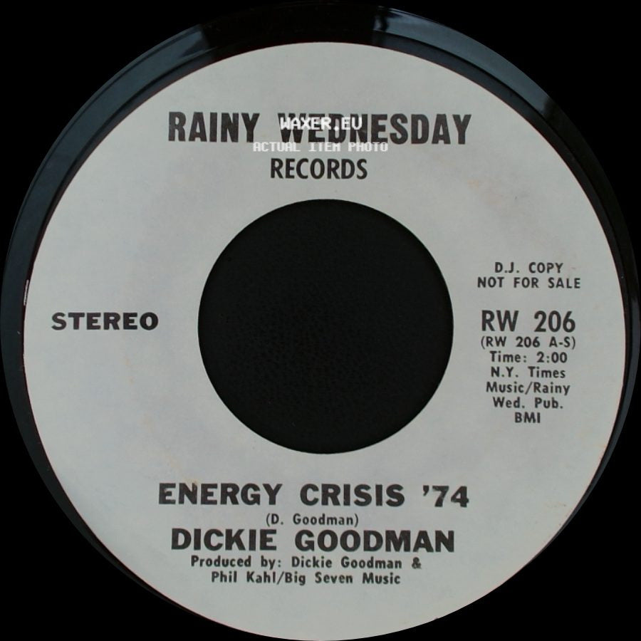 Dickie Goodman - Energy Crisis '74 / Energy Crisis '74 side B