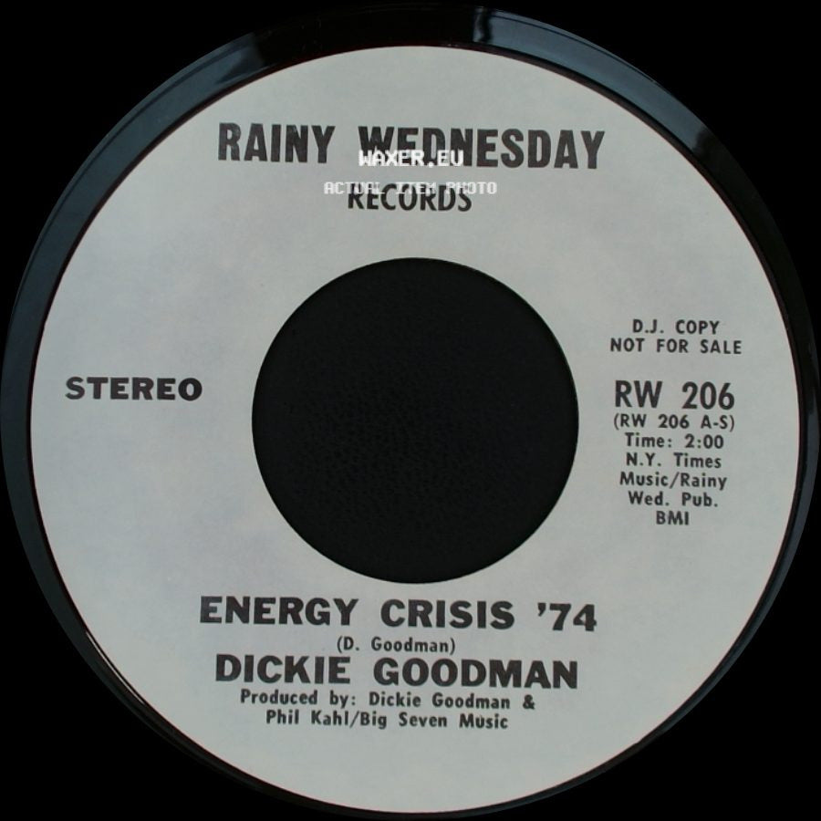 Dickie Goodman - Energy Crisis '74 / Energy Crisis '74 side B