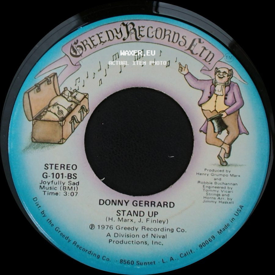 Donny Gerrard - Stand Up / Words (Are Impossible) side A
