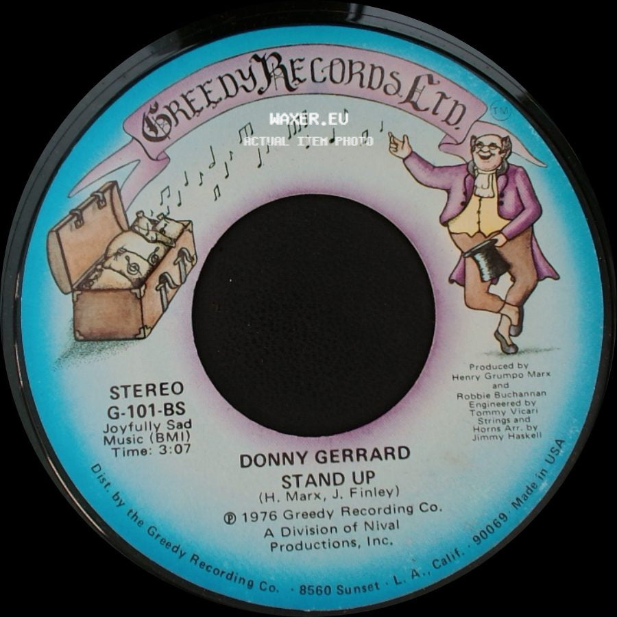 Donny Gerrard - Stand Up / Words (Are Impossible) side A