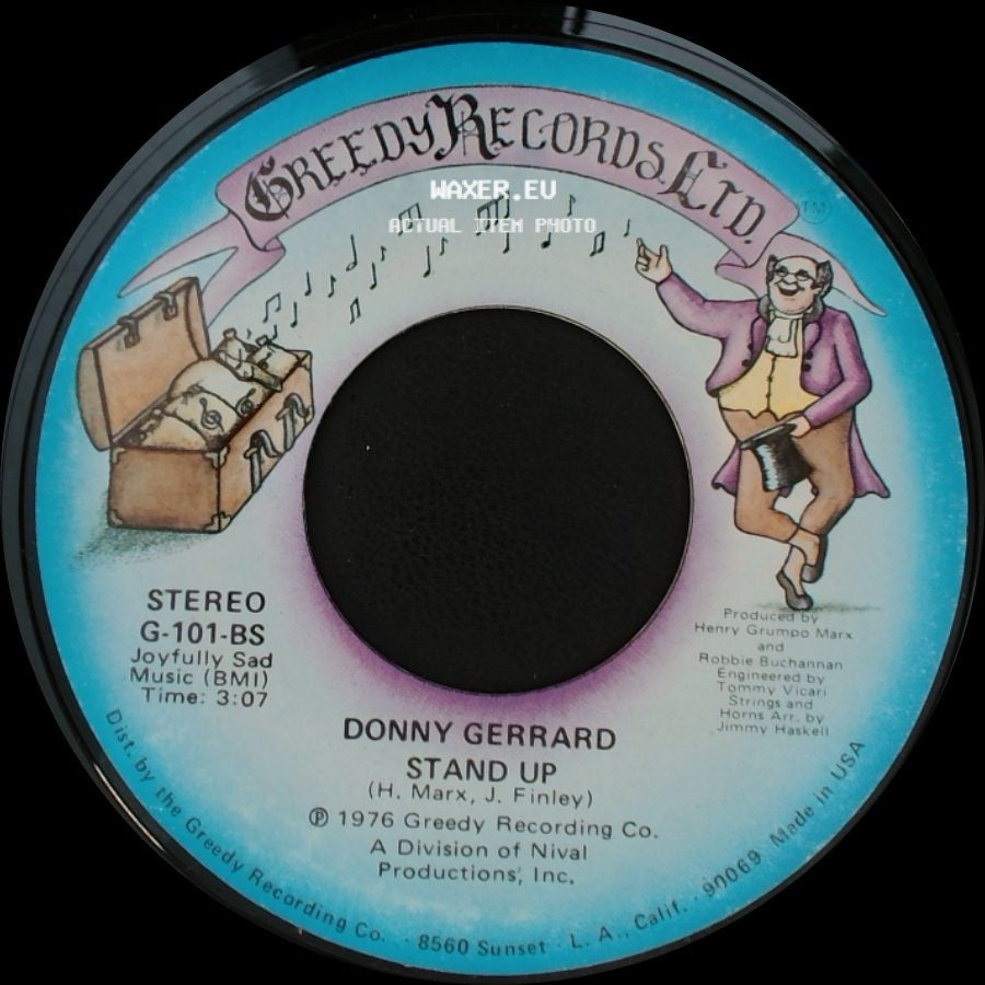 Donny Gerrard - Stand Up / Words (Are Impossible) side A