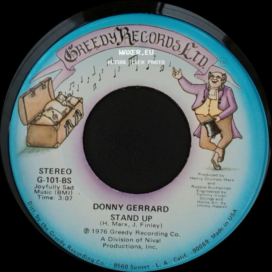 Donny Gerrard - Words (Are Impossible) / Stand Up side B