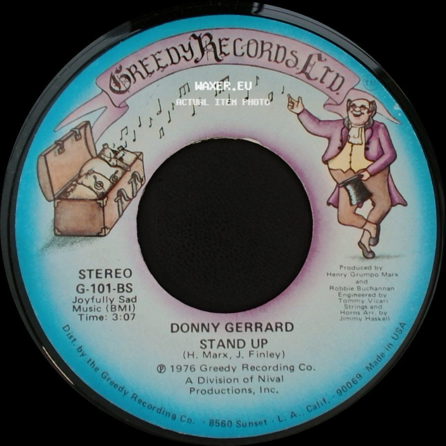 Donny Gerrard - Words (Are Impossible) / Stand Up side B