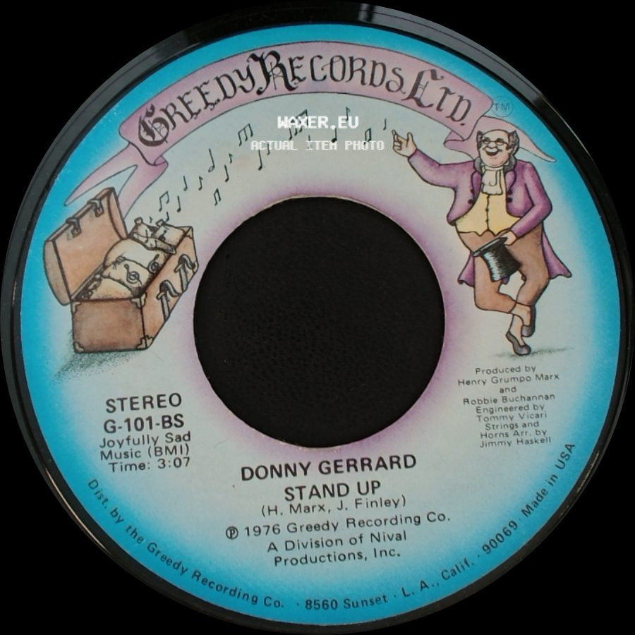 Donny Gerrard - Stand Up / Words (Are Impossible) side A