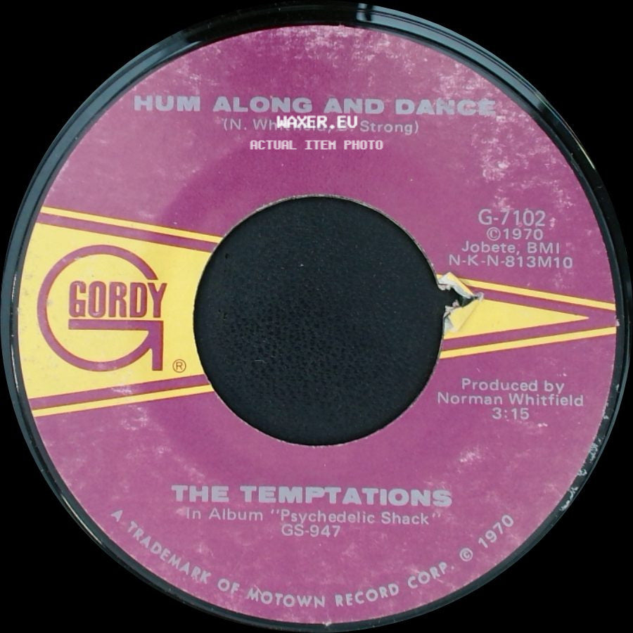 The Temptations - Hum Along And Dance / Ungena Za Ulimwengu (Unite The World) side A