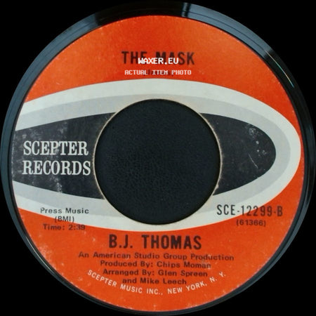 B.J. Thomas - The Mask / Most Of All side A