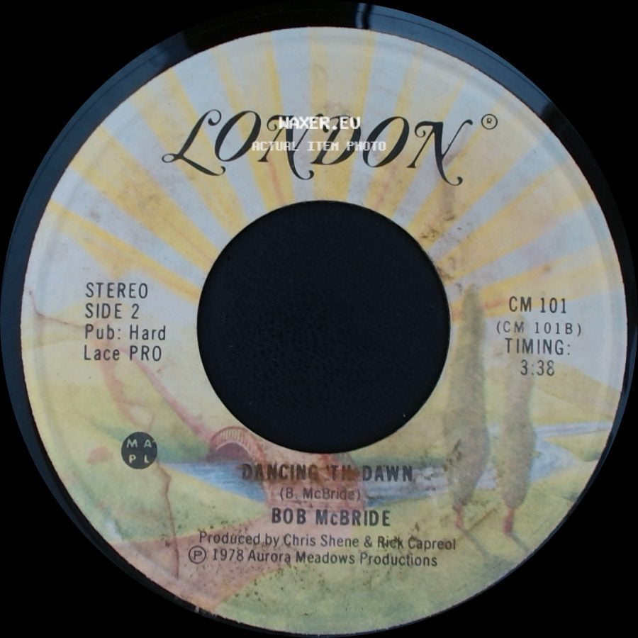 Bob Mcbride - Hold On / Dancing Till Dawn side B