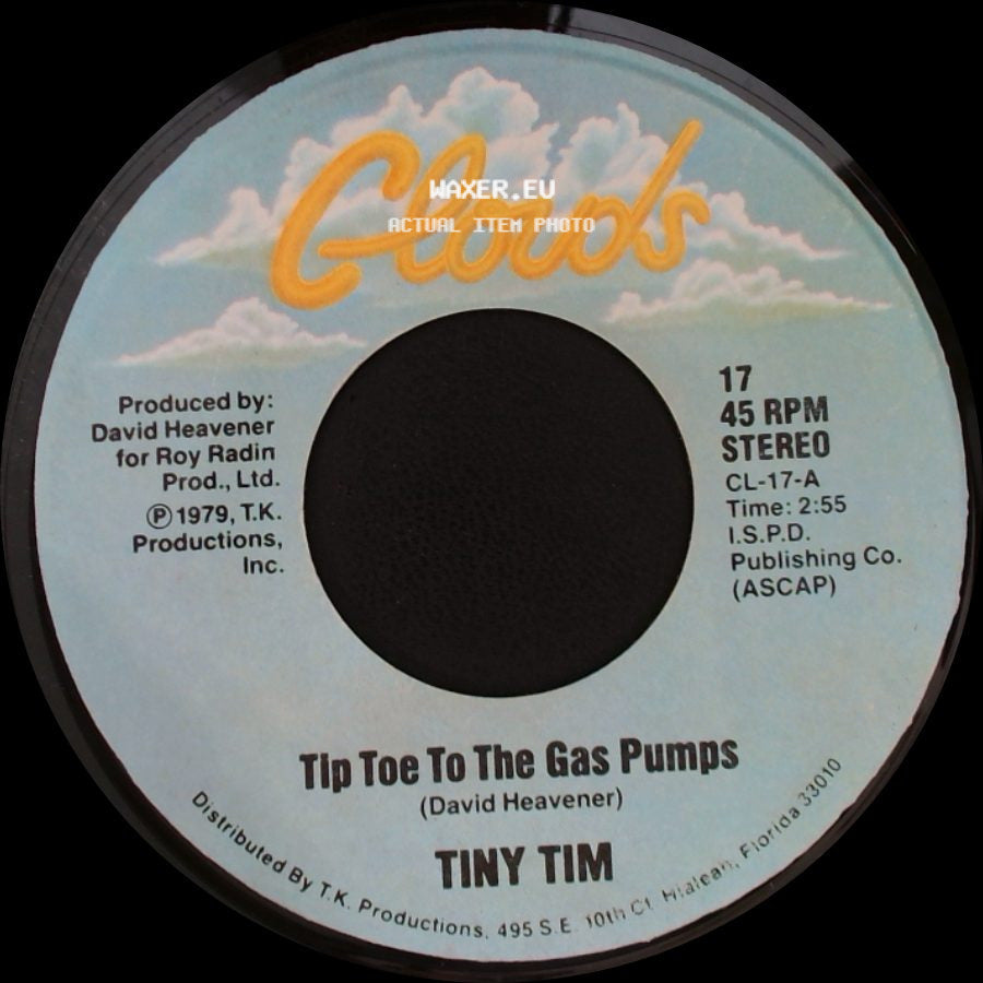Tiny Tim - Tip Toe To The Gas Pumps / The Hicky (On Your Neck) side A