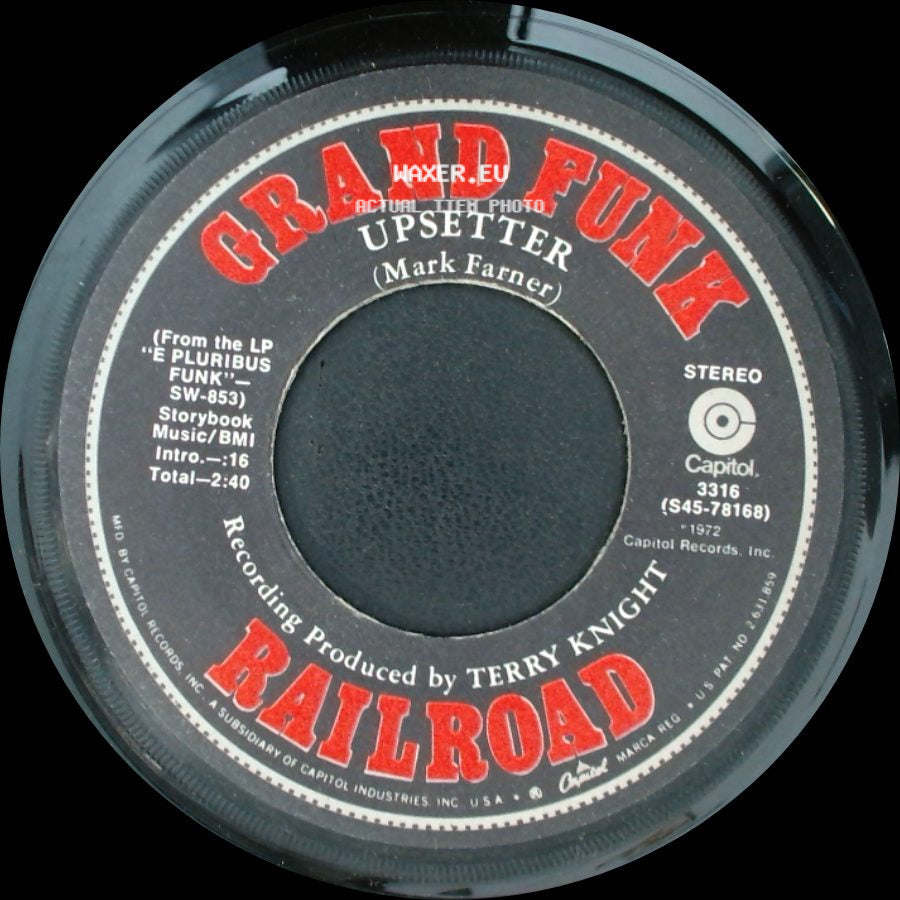 Railroad / Grand Funk Railroad - Upsetter / No Lies side A