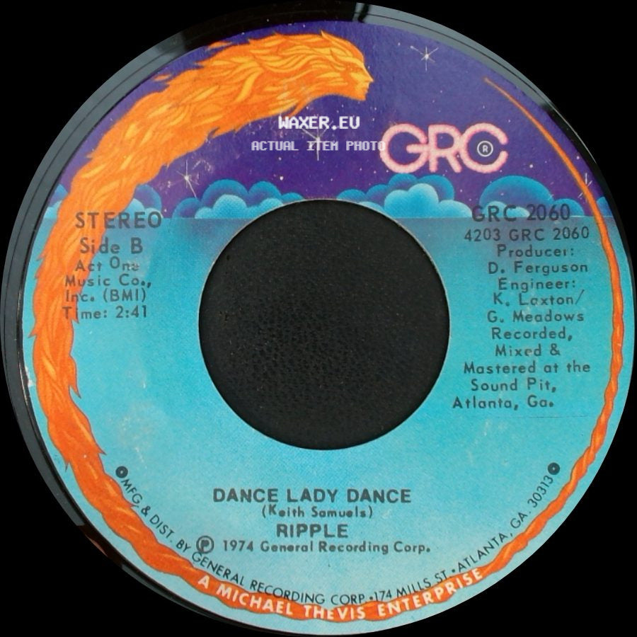 Ripple - This Ain't No Time To Be Giving Up / Dance Lady Dance side B