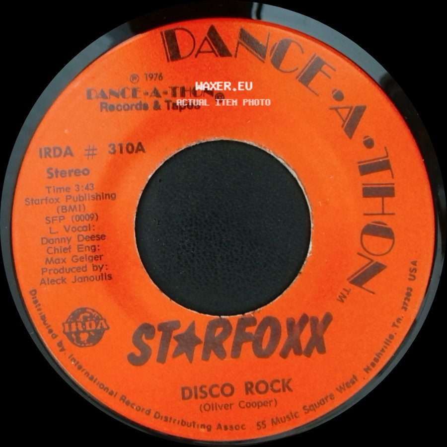 Starfoxx - Disco Rock / (Gonna Have A) Good Time side A
