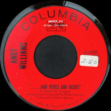 Andy Williams - ...And Roses And Roses / My Carousel side A