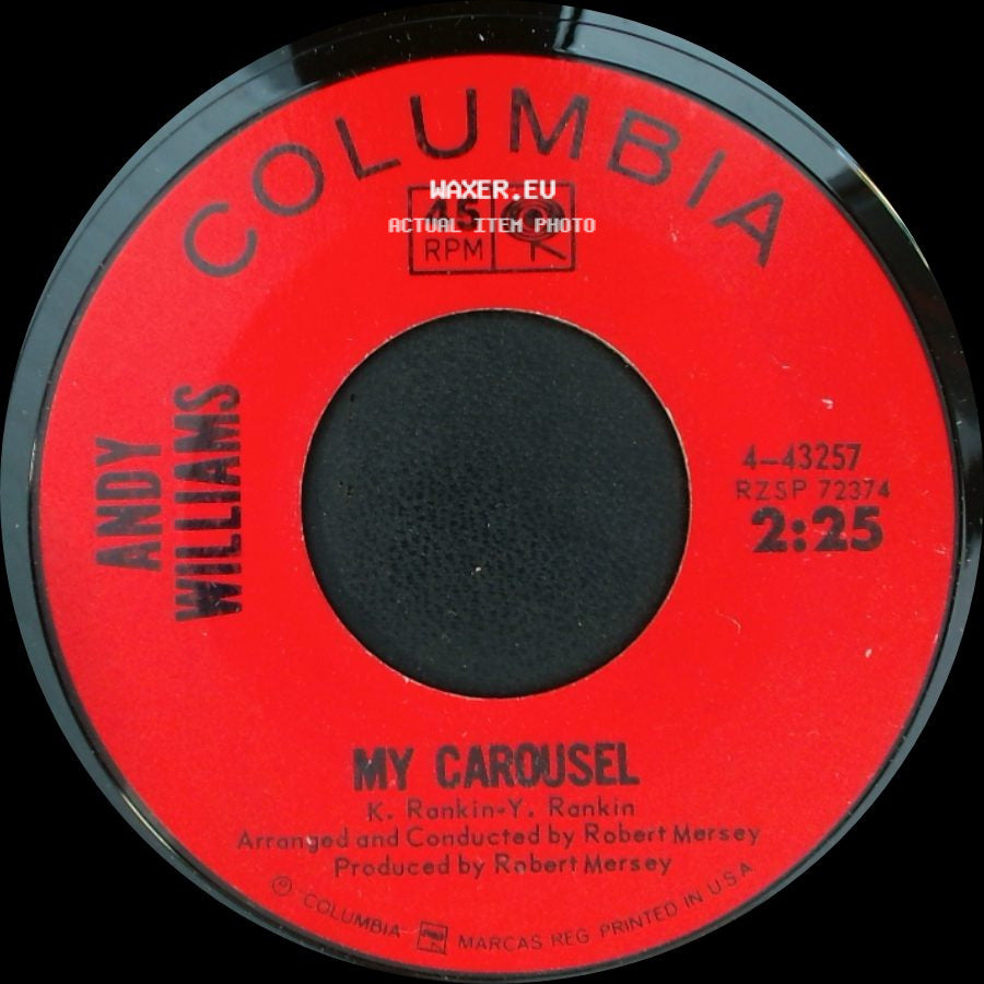 Andy Williams - ...And Roses And Roses / My Carousel side B