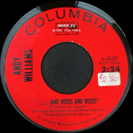 Andy Williams - My Carousel / .......And Roses And Roses side B