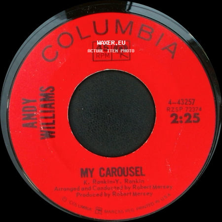 Andy Williams - "...... And Roses And Roses" / My Carousel side B