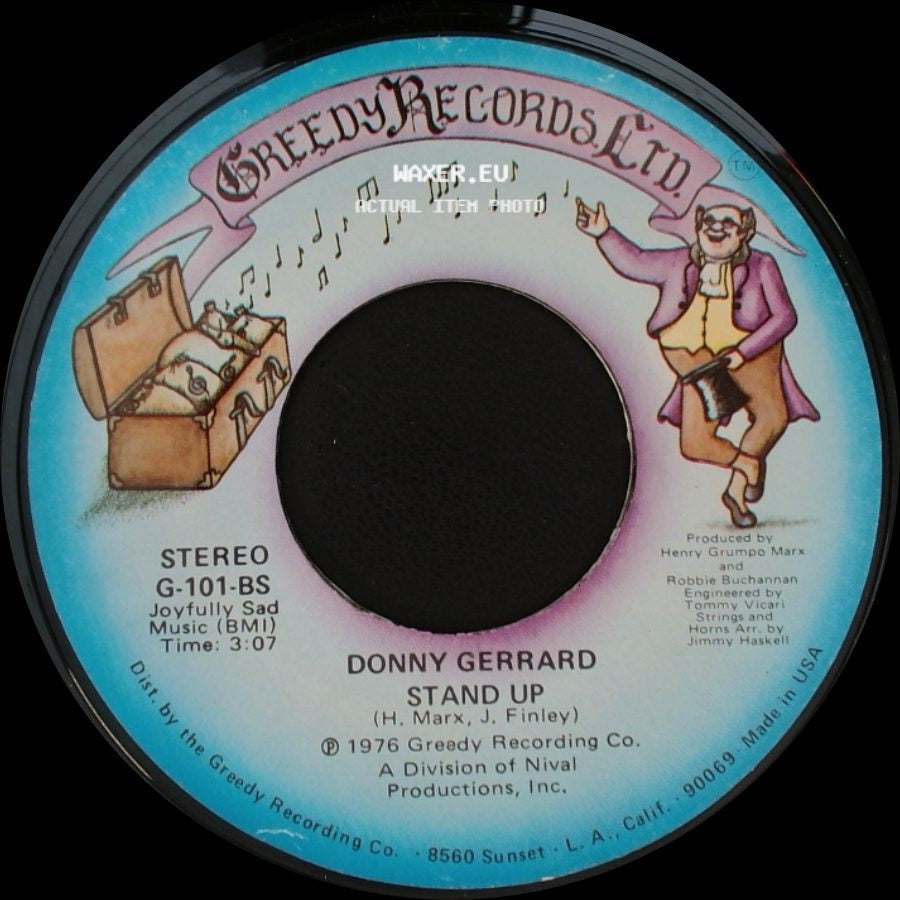 Donny Gerrard - Words (Are Impossible) / Stand Up side B