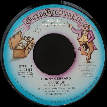 Donny Gerrard - Words (Are Impossible) / Stand Up side B