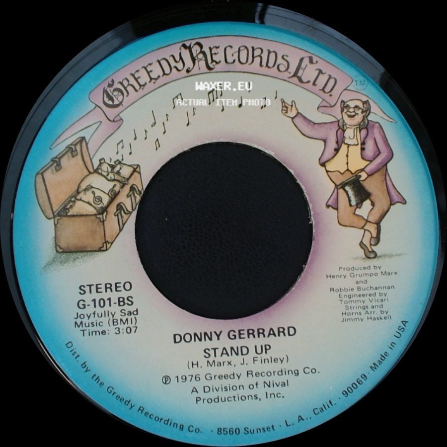 Donny Gerrard - Words (Are Impossible) / Stand Up side B