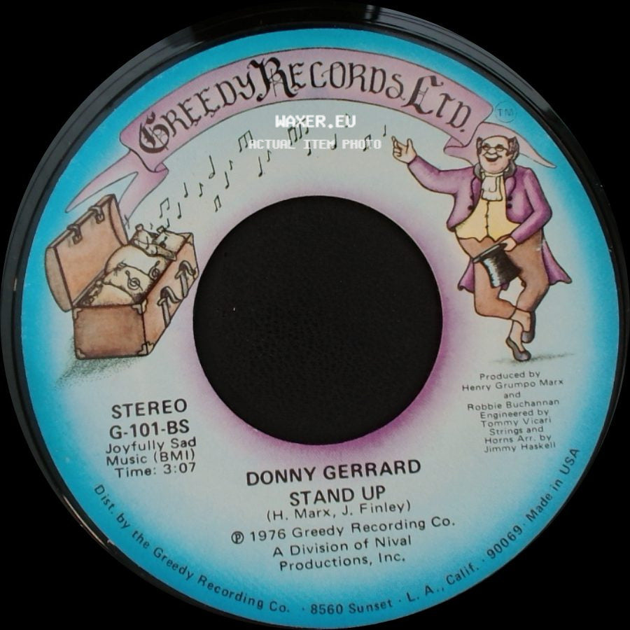 Donny Gerrard - Words (Are Impossible) / Stand Up side B