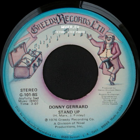 Donny Gerrard - Words (Are Impossible) / Stand Up side B