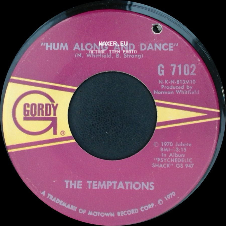The Temptations - Hum Along And Dance / Ungena Za Ulimwengu (Unite The World) side A