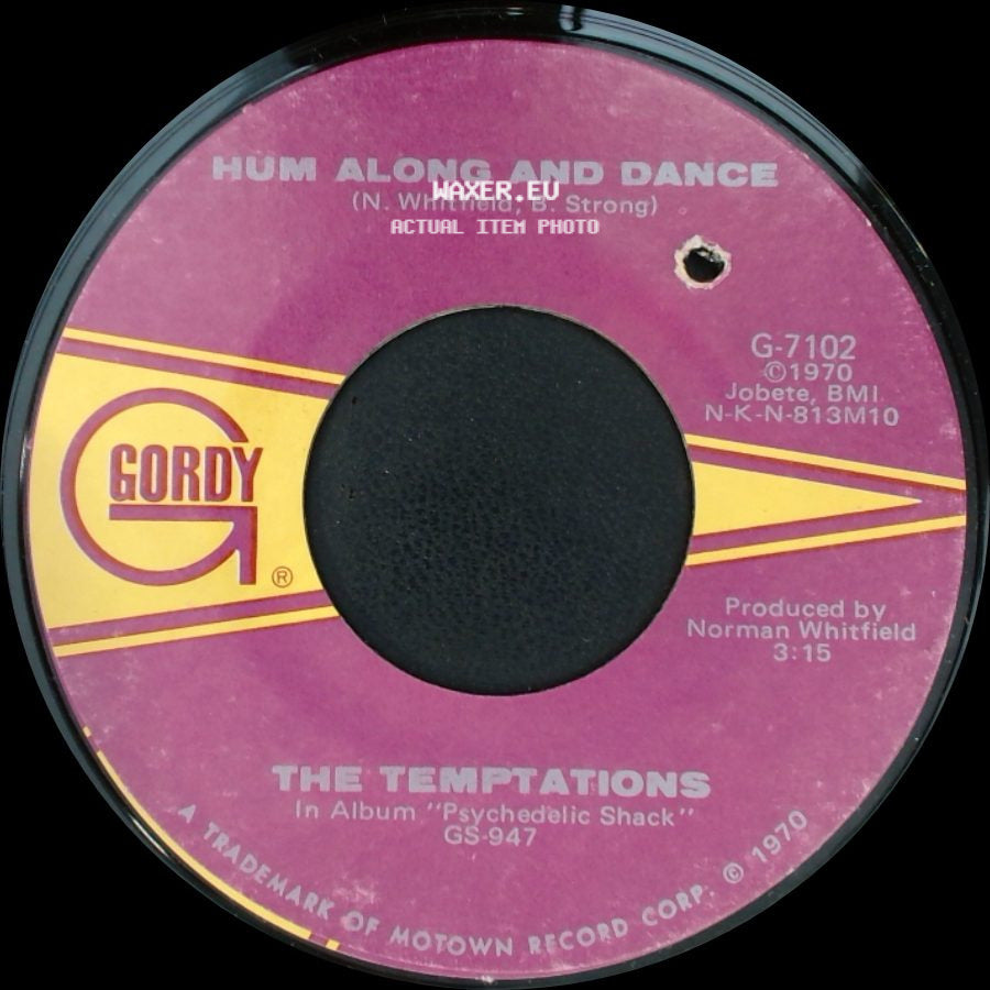 The Temptations - Hum Along And Dance / Ungena Za Ulimwengu (Unite The World) side A