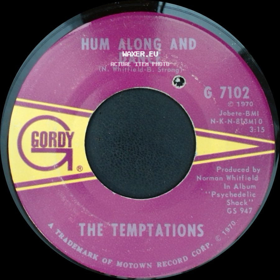 The Temptations - Hum Along And Dance / Ungena Za Ulimwengu (Unite The World) side A