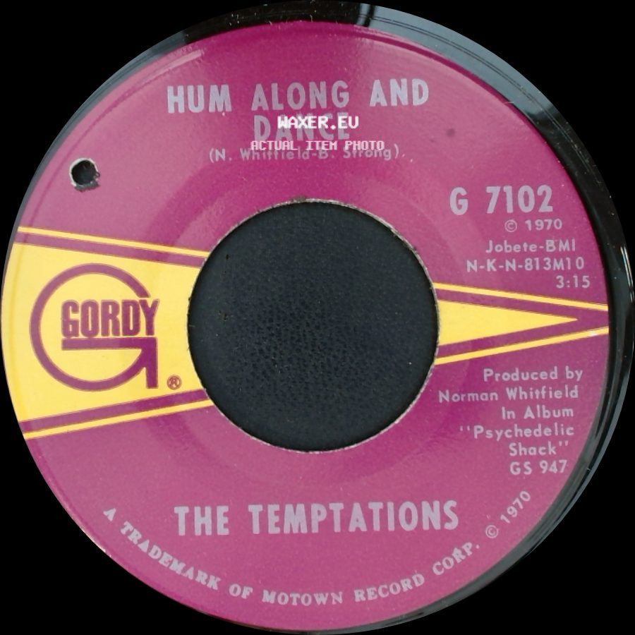 The Temptations - Hum Along And Dance / Ungena Za Ulimwengu (Unite The World) side A