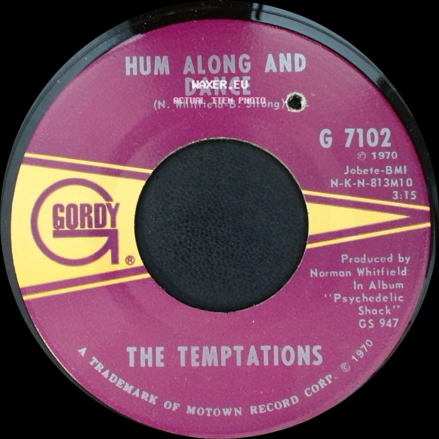 The Temptations - Hum Along And Dance / Ungena Za Ulimwengu (Unite The World) side A