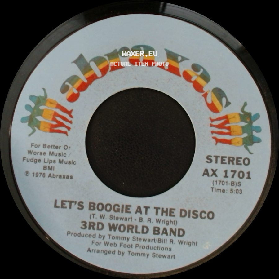 3Rd World Band - Disco Hop / Let's Boogie At The Disco side B