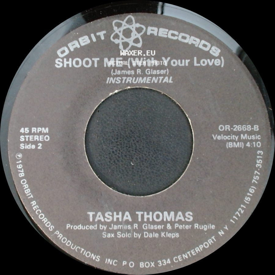 Tasha Thomas - Shoot Me (With Your Love) / Shoot Me (With Your Love) side B