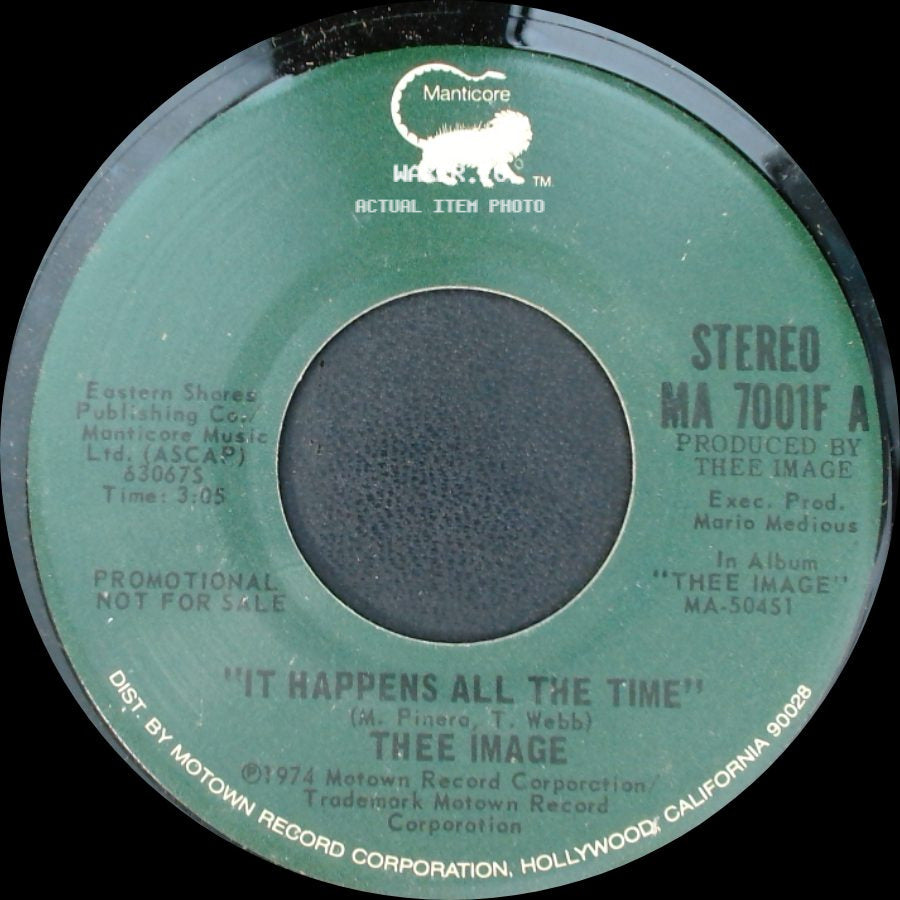 Thee Image - It Happens All The Time / It Happens All The Time side A