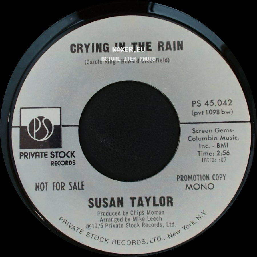 Susan Taylor - Crying In The Rain / Crying In The Rain side A