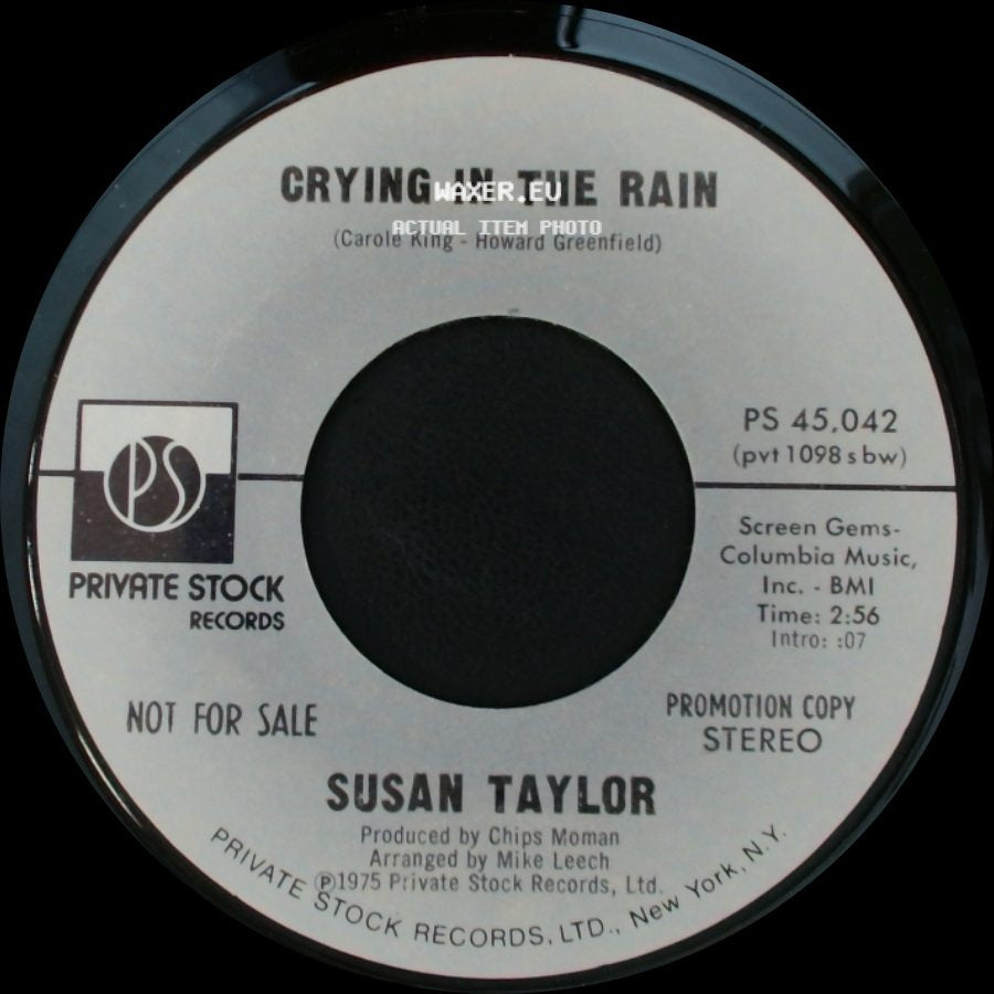 Susan Taylor - Crying In The Rain / Crying In The Rain side B