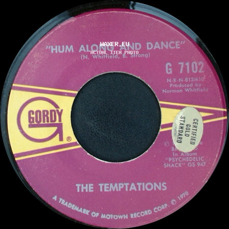 The Temptations - Hum Along And Dance / Ungena Za Ulimwengu (Unite The World) side A