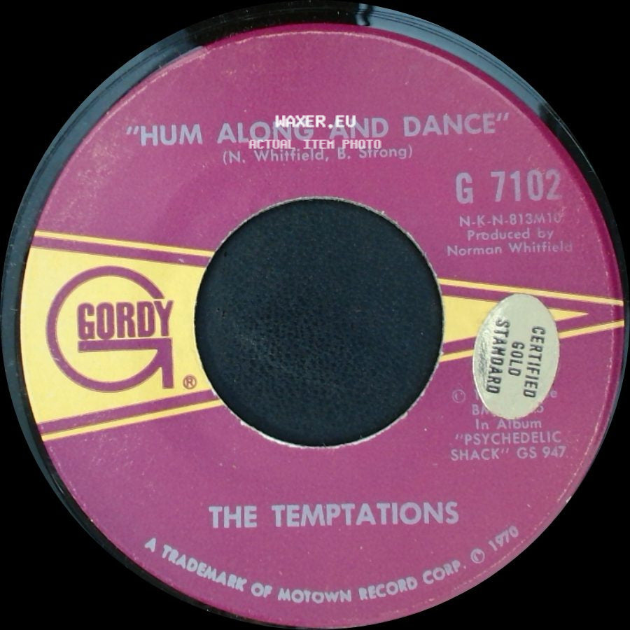The Temptations - Hum Along And Dance / Ungena Za Ulimwengu (Unite The World) side A