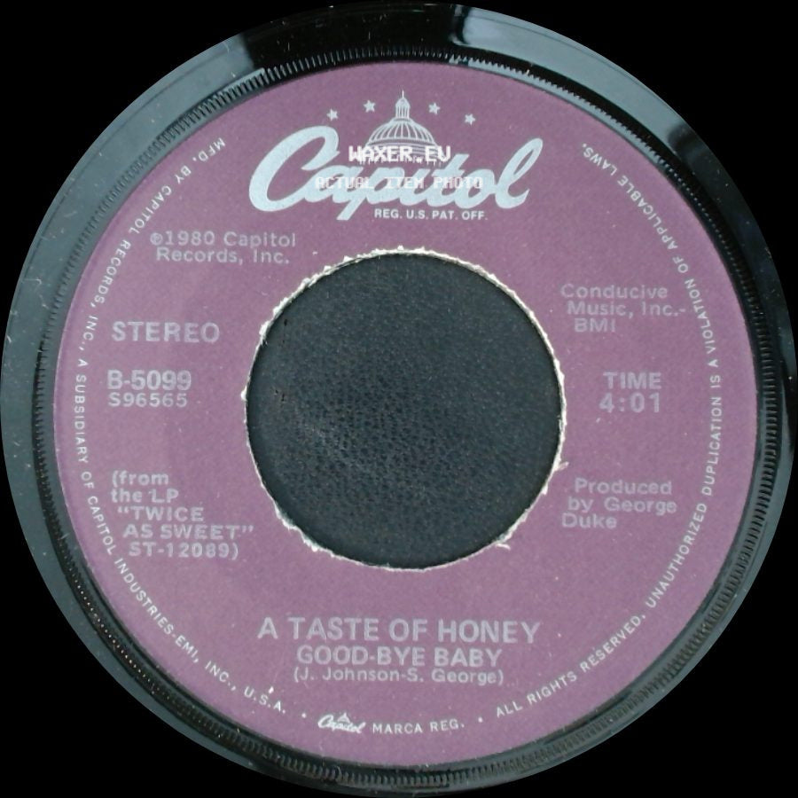 A Taste Of Honey - Good-Bye Baby / I'll Try Something New side A