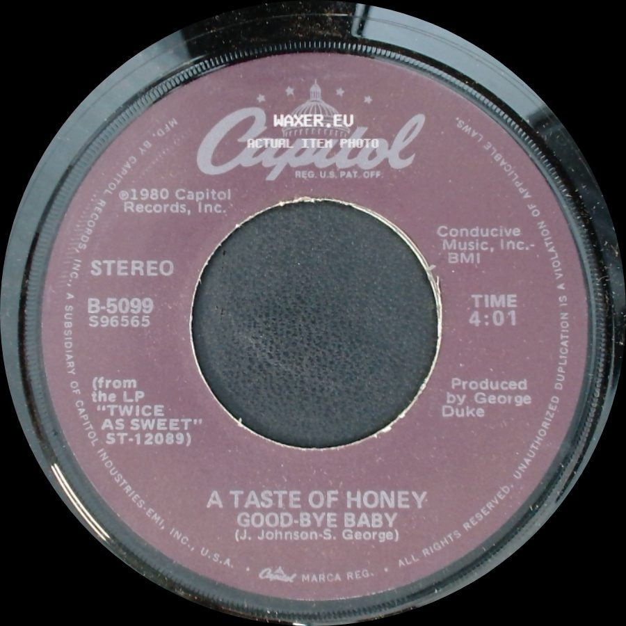 A Taste Of Honey - Good-Bye Baby / I'll Try Something New side A