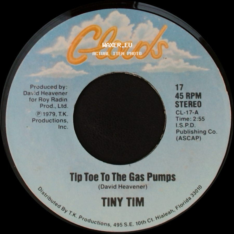 Tiny Tim - The Hicky (On Your Neck) / Tip Toe To The Gas Pumps side B