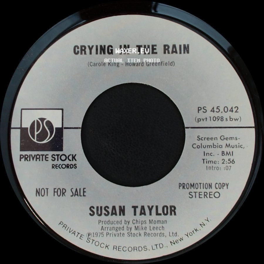 Susan Taylor - Crying In The Rain / Crying In The Rain side A