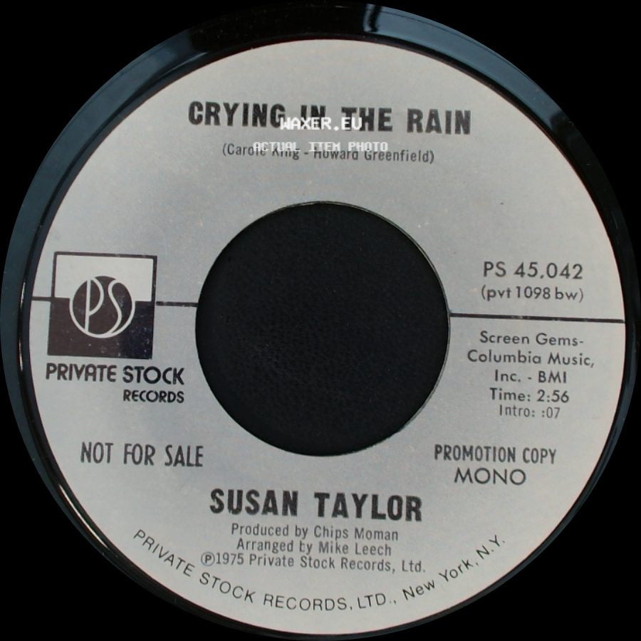 Susan Taylor - Crying In The Rain / Crying In The Rain side B