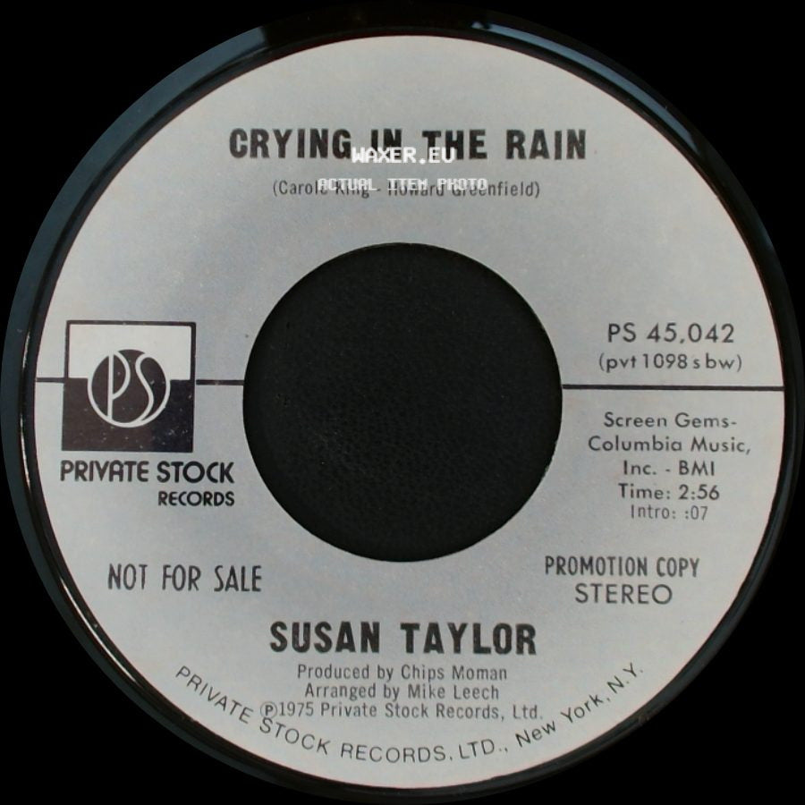 Susan Taylor - Crying In The Rain / Crying In The Rain side B