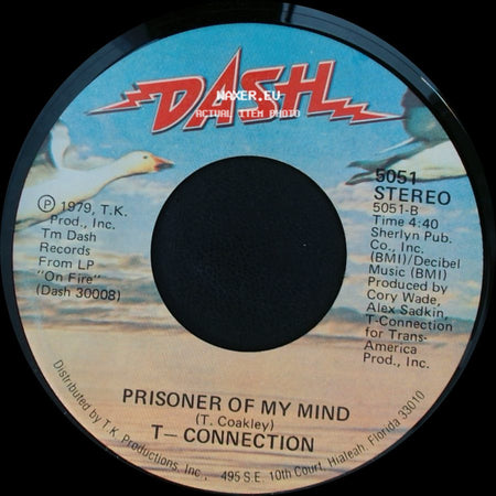 T-Connection - Saturday Night / Prisoner Of My Mind side B