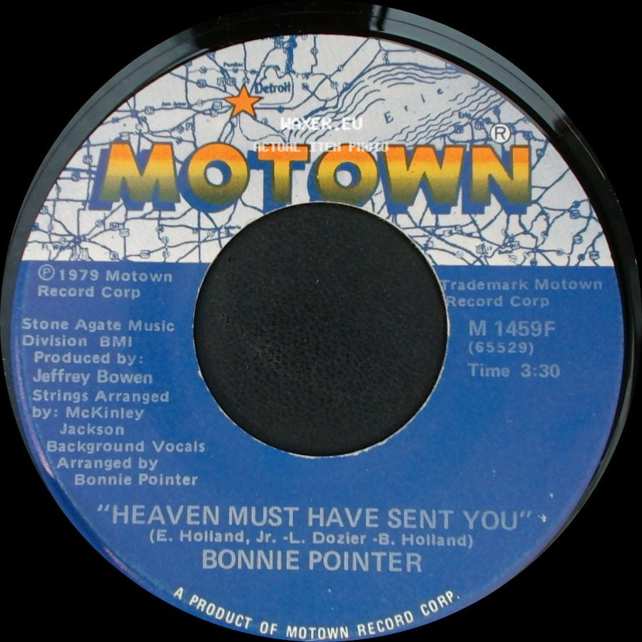 Bonnie Pointer - Heaven Must Have Sent You (Lp Version) / Heaven Must Have Sent You side B