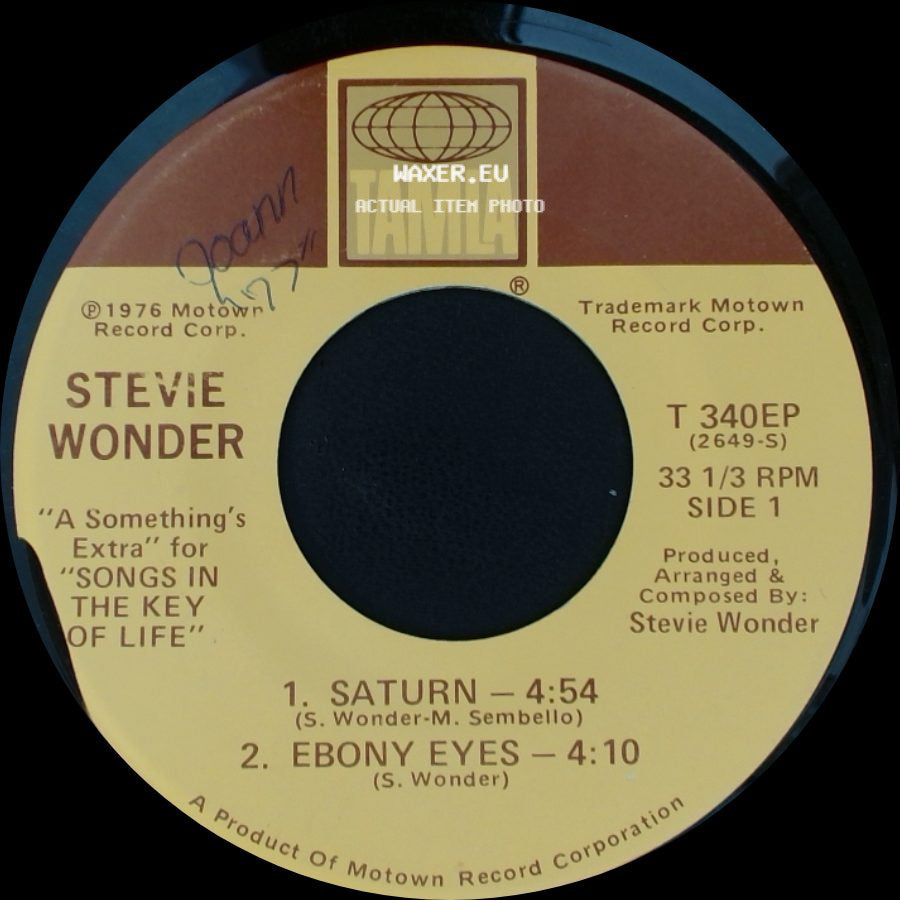Stevie Wonder - "A Something's Extra" For "Songs In The Key Of Life" / "A Something's Extra" For "Songs In The Key Of Life" side A